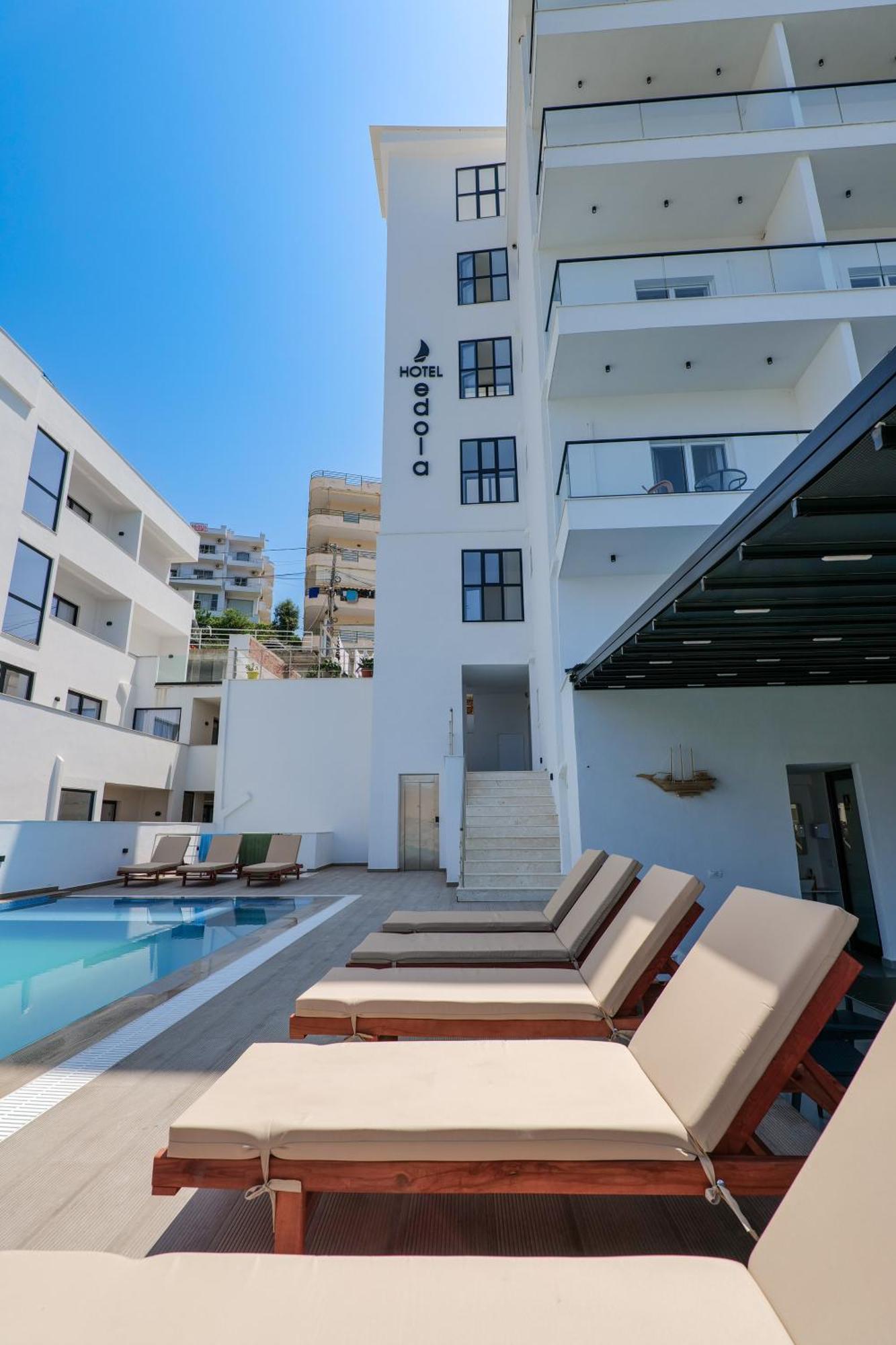 Hotel Edola Sarandë Exterior foto
