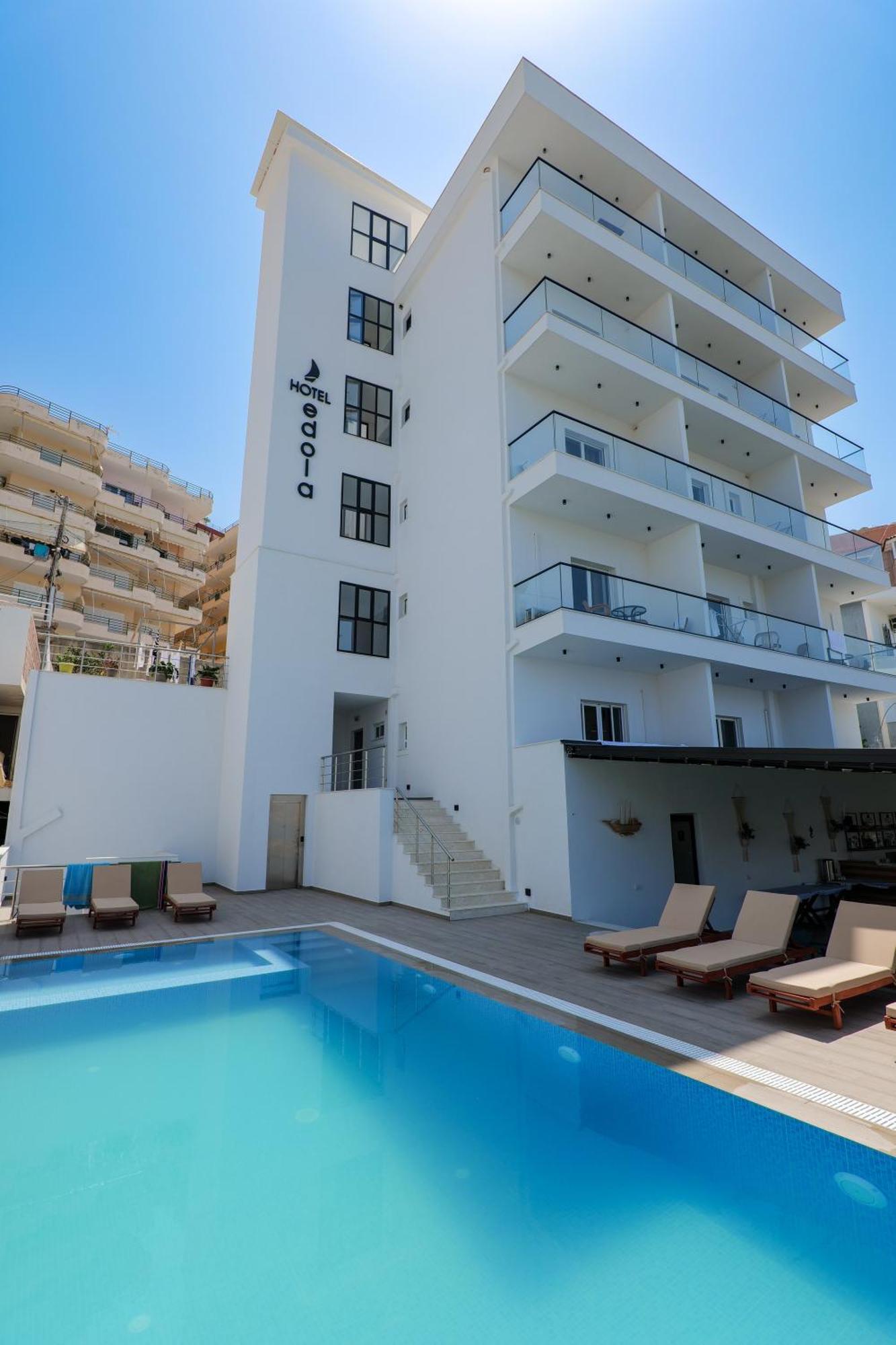 Hotel Edola Sarandë Exterior foto