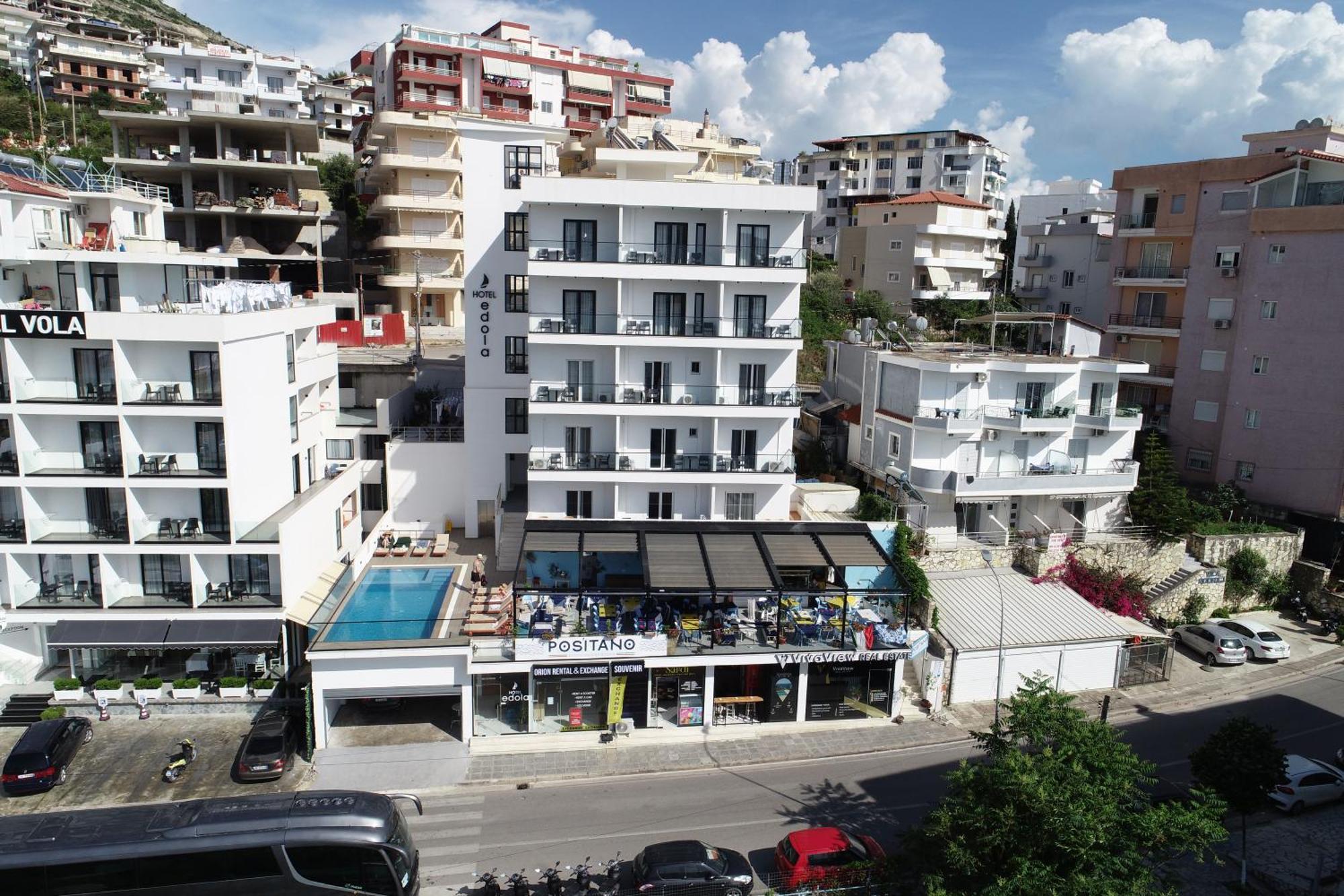 Hotel Edola Sarandë Exterior foto