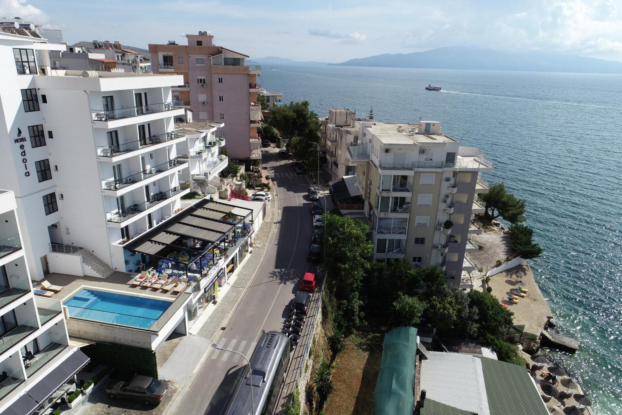 Hotel Edola Sarandë Exterior foto