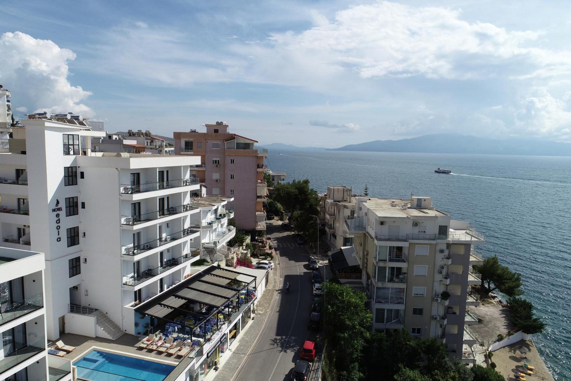 Hotel Edola Sarandë Exterior foto
