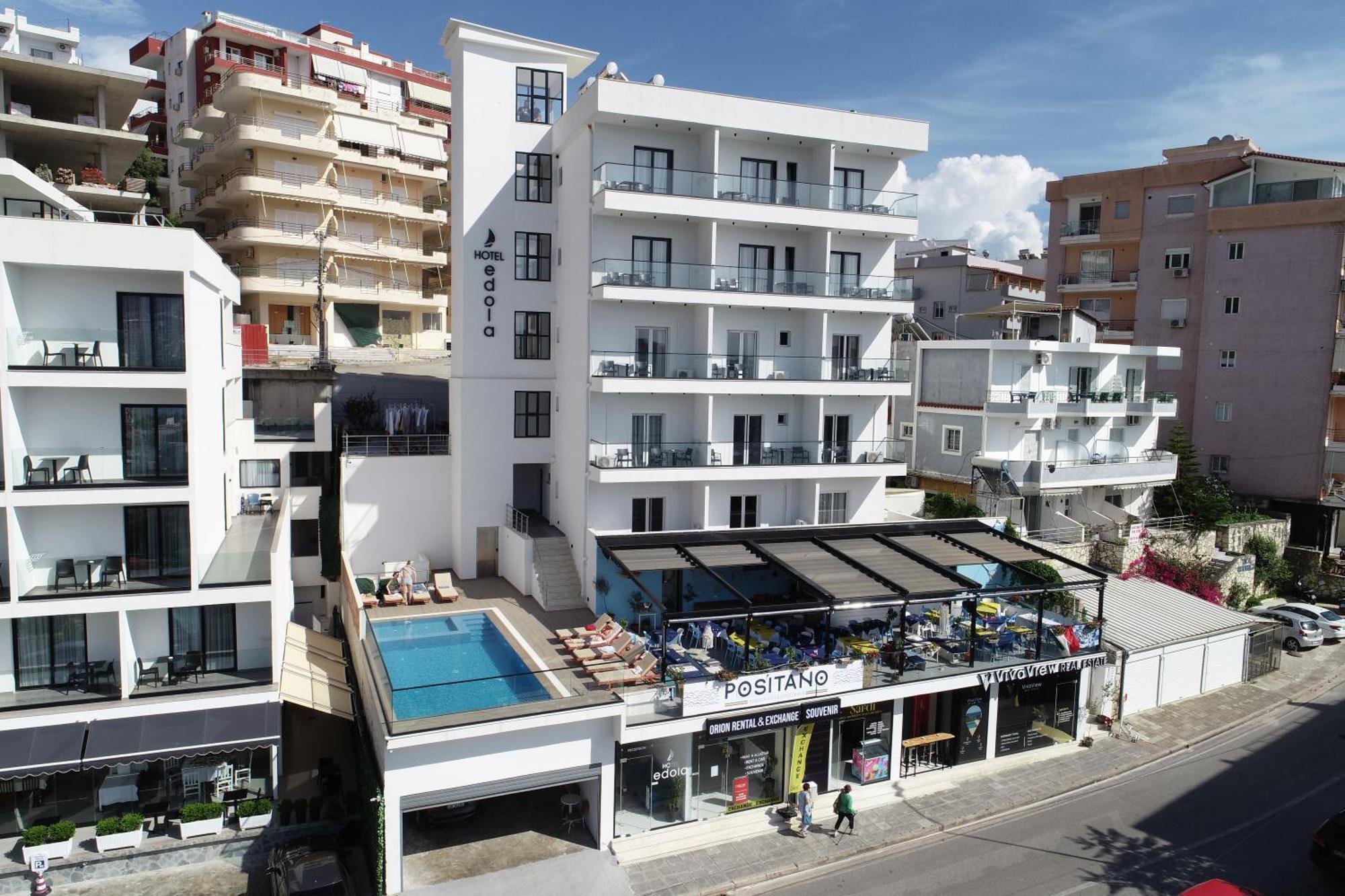 Hotel Edola Sarandë Exterior foto